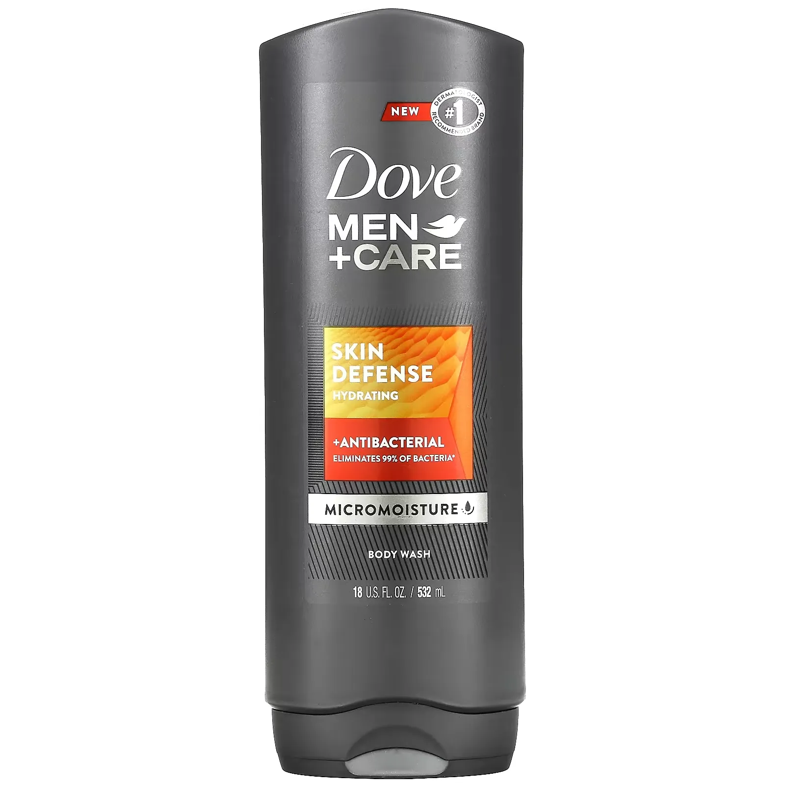 Men+Care, Skin Defense Hydrating Body Wash, 18 fl oz (532 ml)