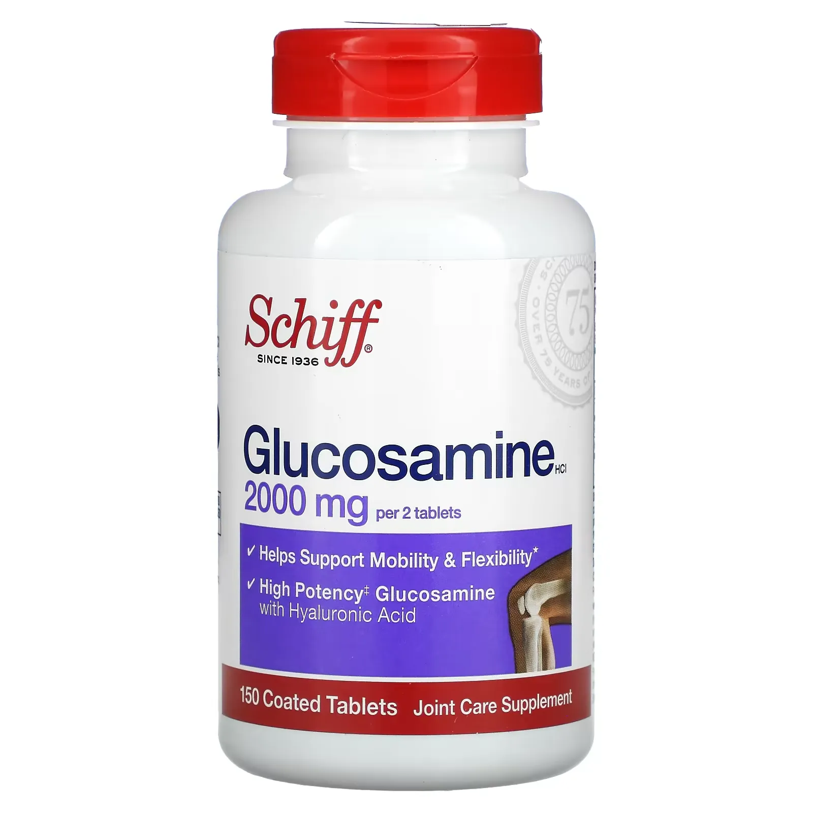 Glucosamine HCl, 1,000 mg, 150 Coated Tablets