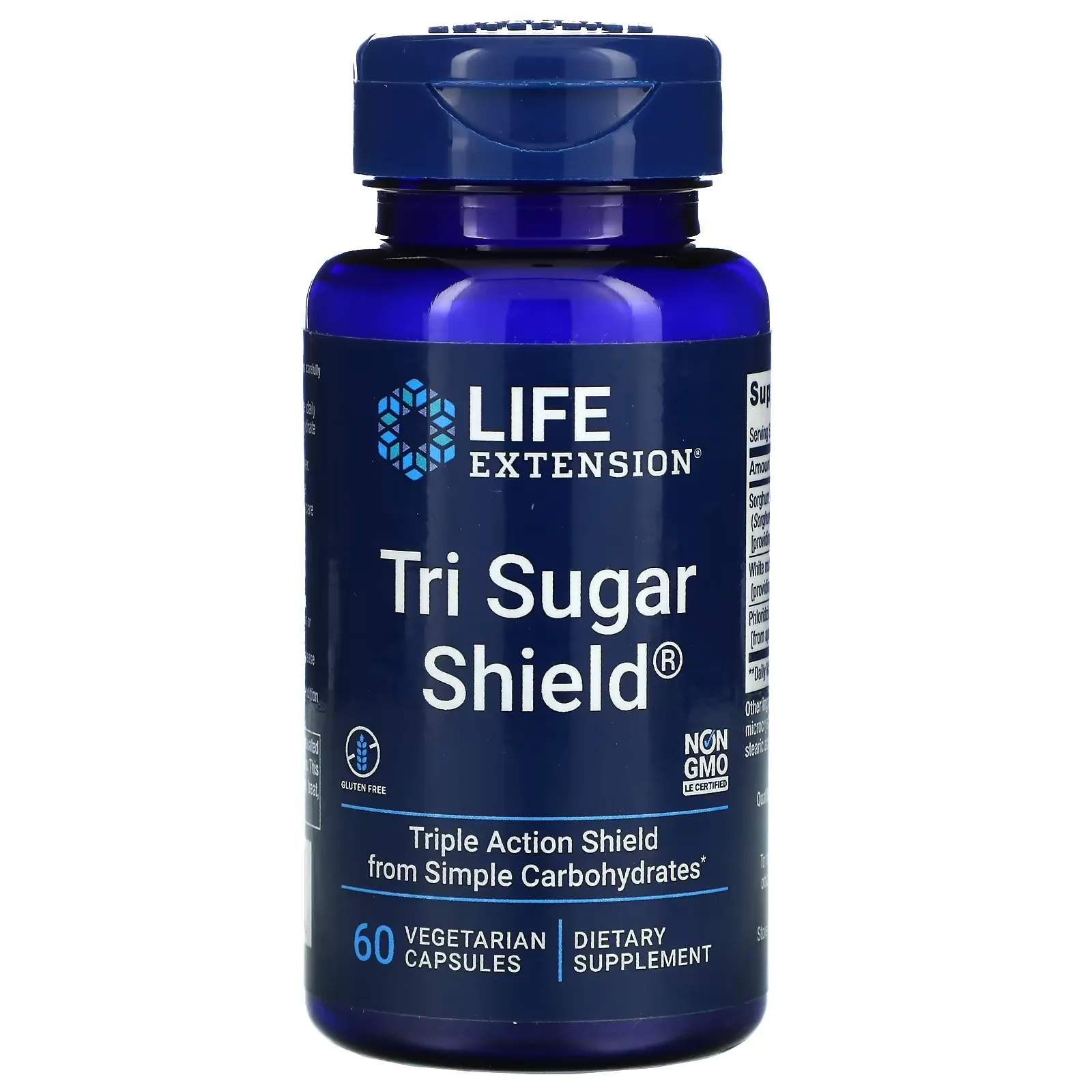 Tri Sugar Shield, 60 Vegetarian Capsules