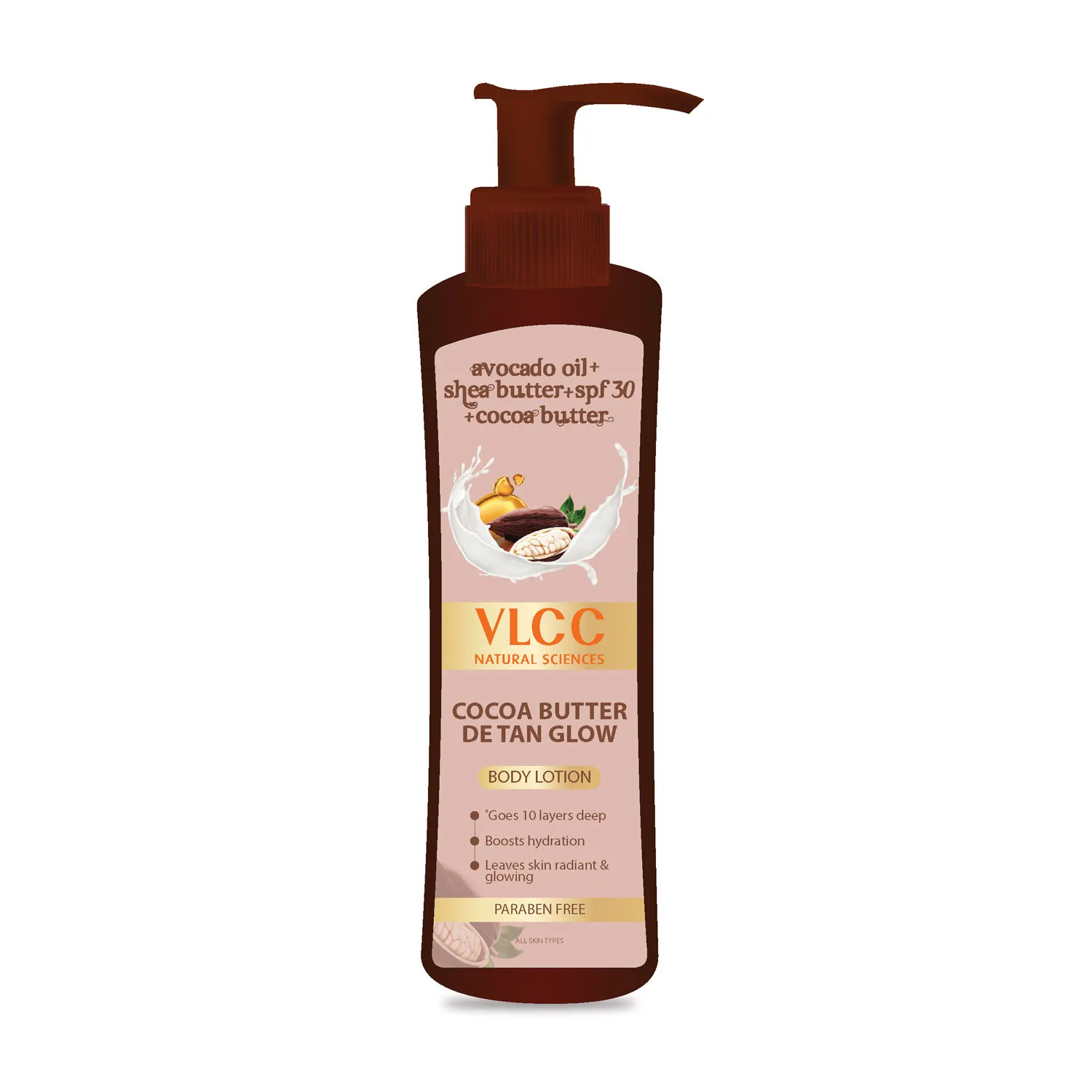 VLCC Spf 30 Pa+++ Cocoa Butter Detan Glow (B1G1)