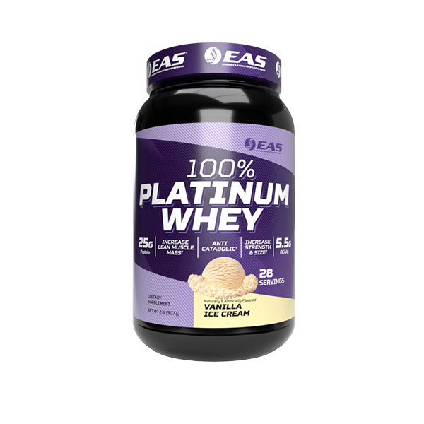 EAS Platinum Whey - Vanilla Ice Cream - 2LB