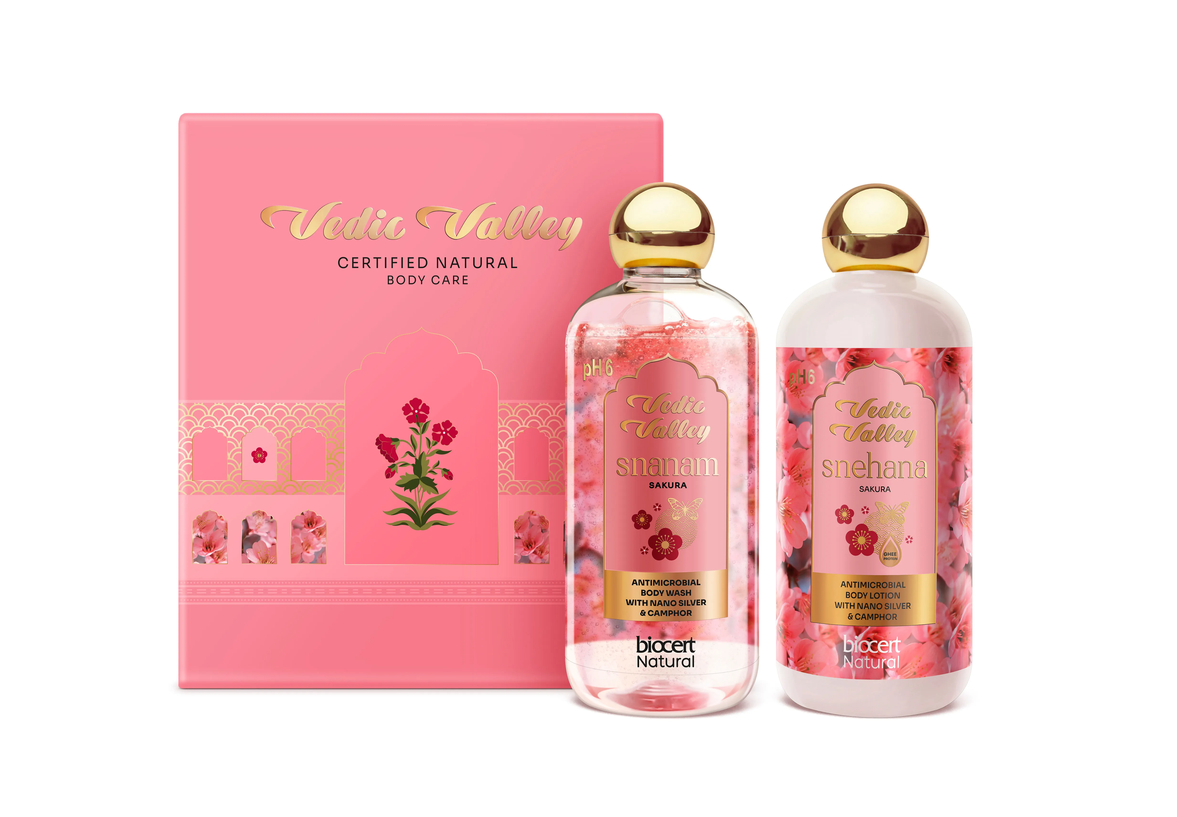 Vedic Valley Sakura Body Care Gift Box