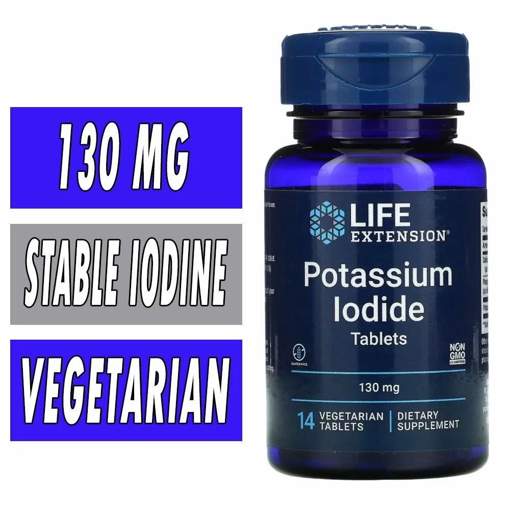 Life Extension Potassium Iodide - 130 mg - 14 VTabs