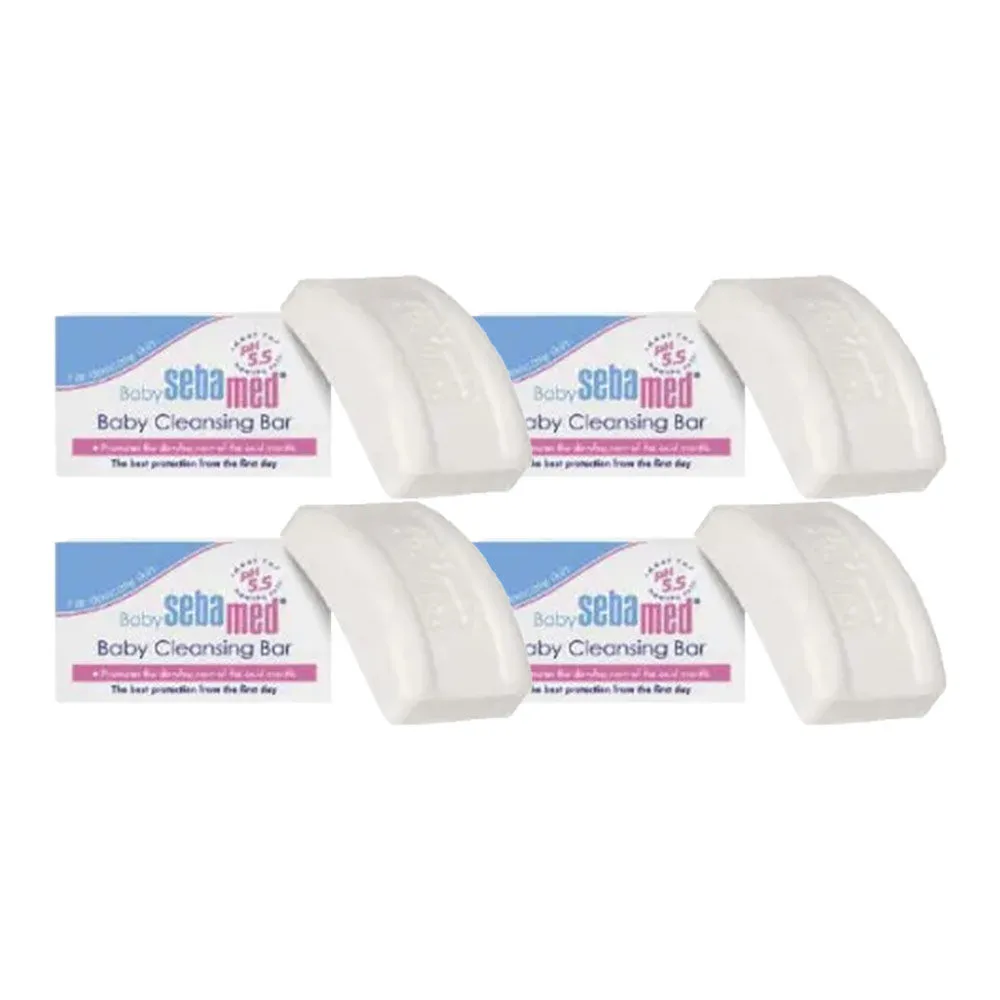 Sebamed Baby Cleansing Bar P.H 5.5 - Pack Of 4