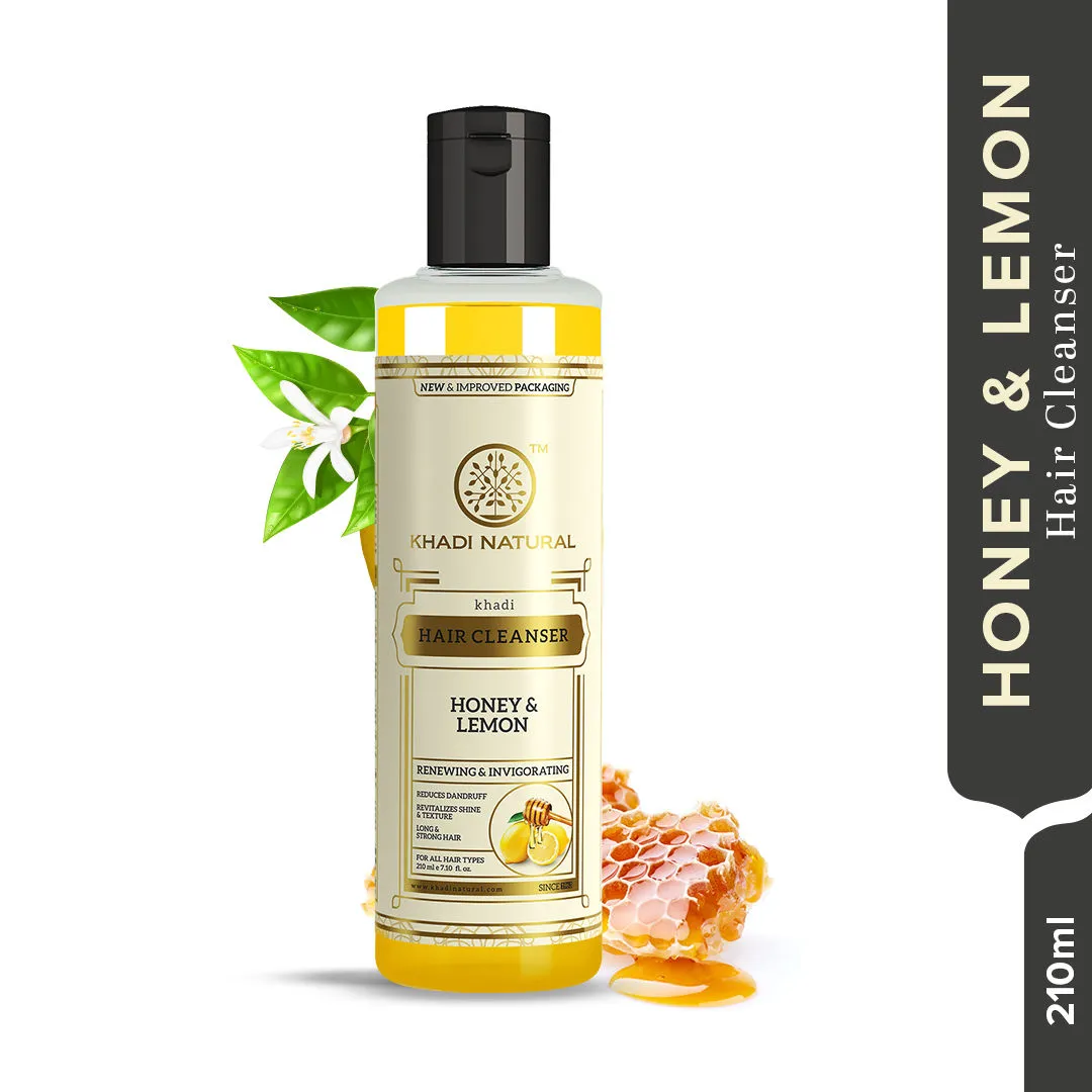 Khadi Natural Honey & Lemon Hair Cleanser