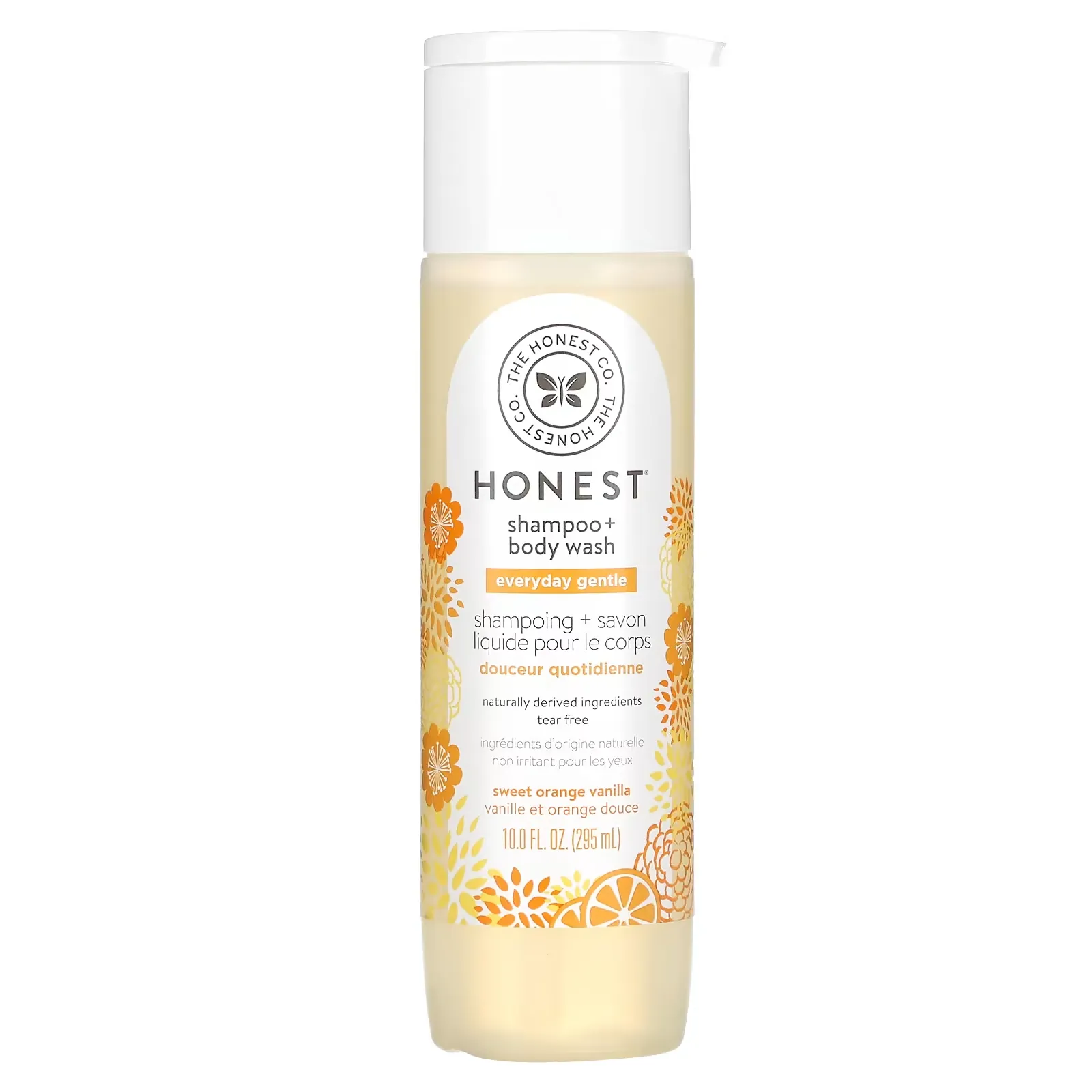 Everyday Gentle Shampoo + Body Wash, Sweet Orange Vanilla, 10.0 fl oz (295 ml)