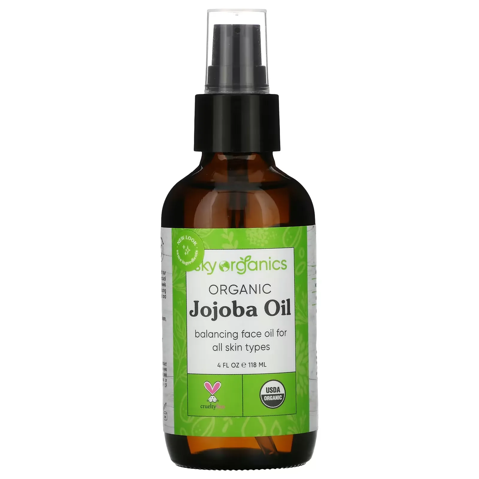 Organic Jojoba Oil, 4 fl oz (118 ml)