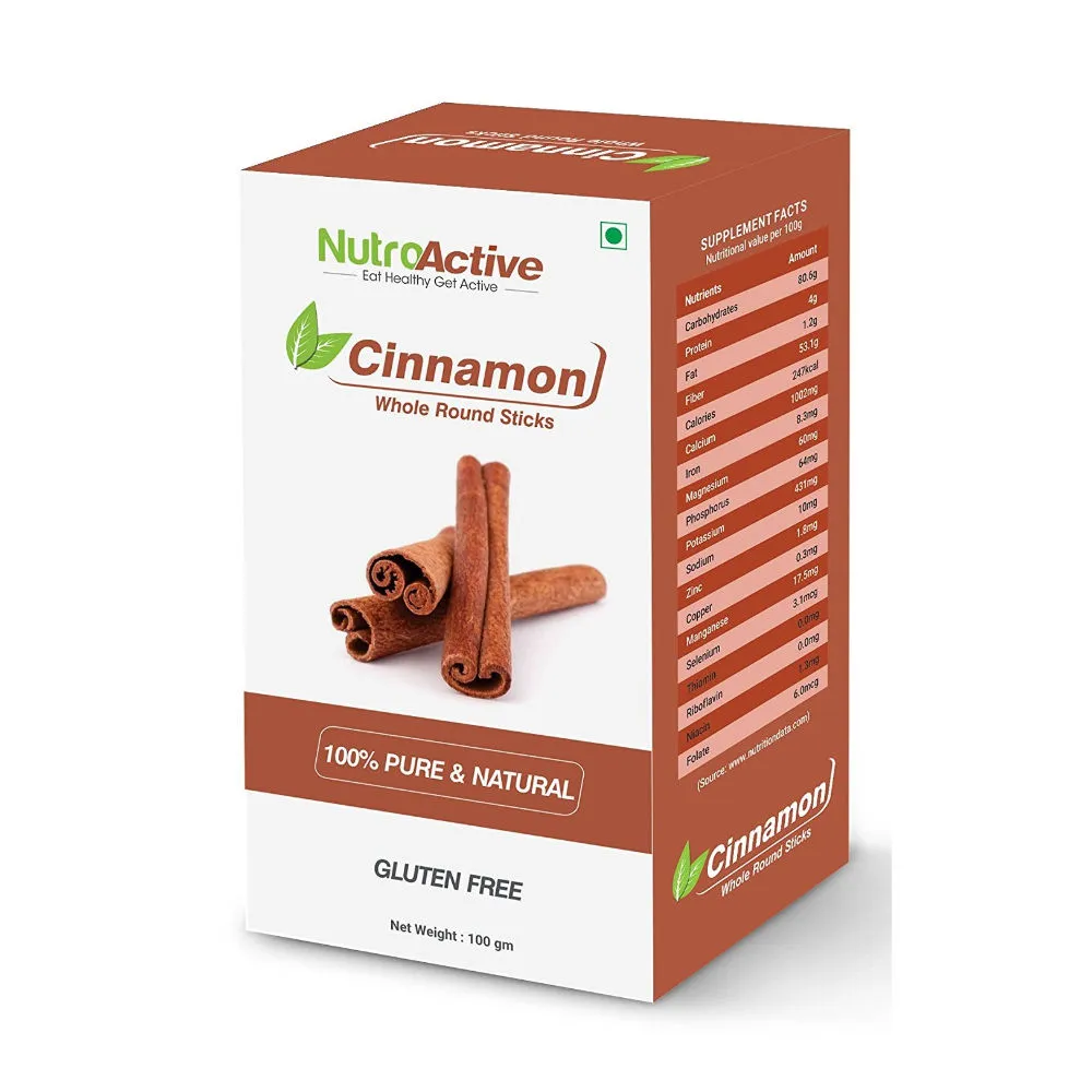 NutroActive Cinnamon Whole Round Sticks