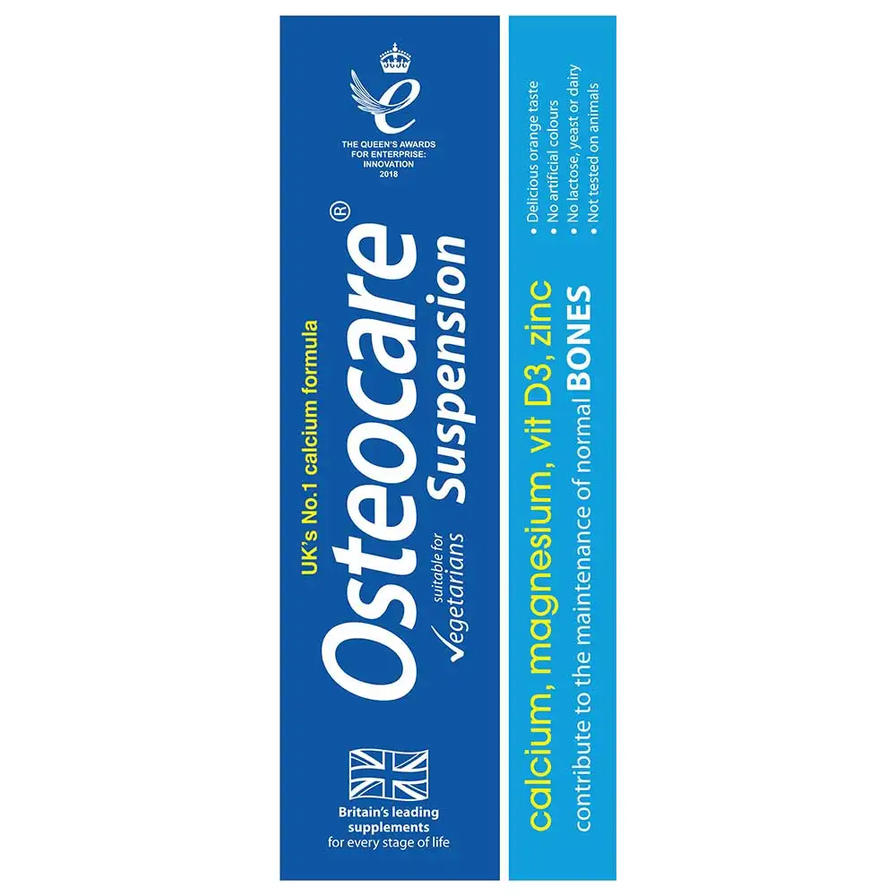 Osteocare Suspension-Calcium, Magnesium, Zinc, Vitamin D3,  200 ml  Orange