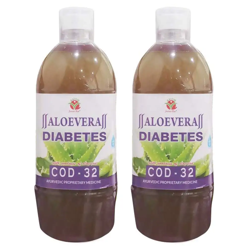 Jeevan Ras Aloevera Cod 32,  1 L  Unflavoured Pack of 2