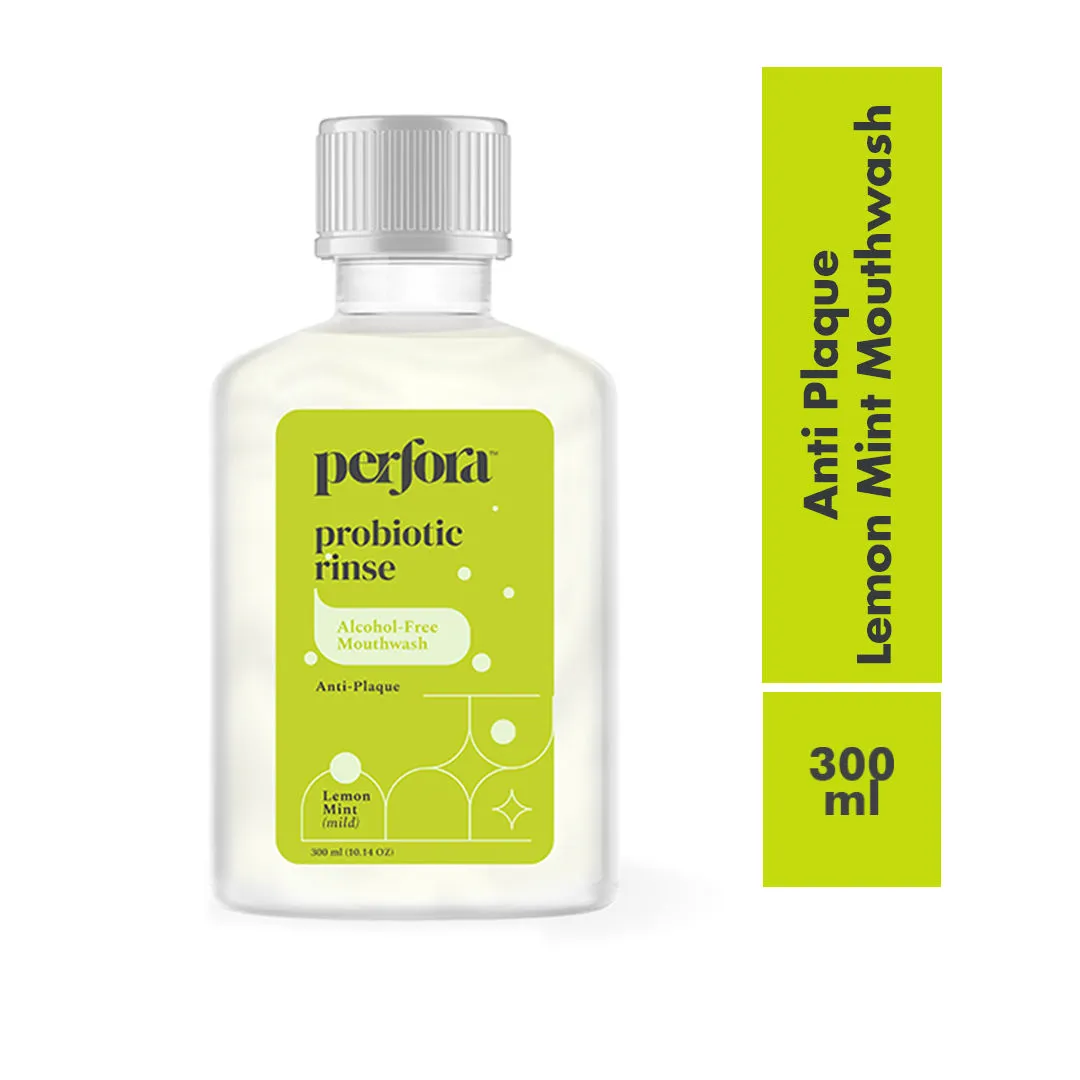 Perfora Lemon Mint Mild Probiotic Mouthwash