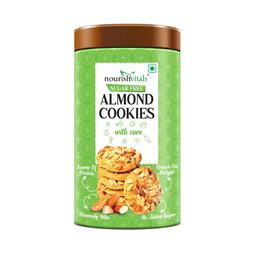 Nourish Vitals Almond - Sugar Free Cookies