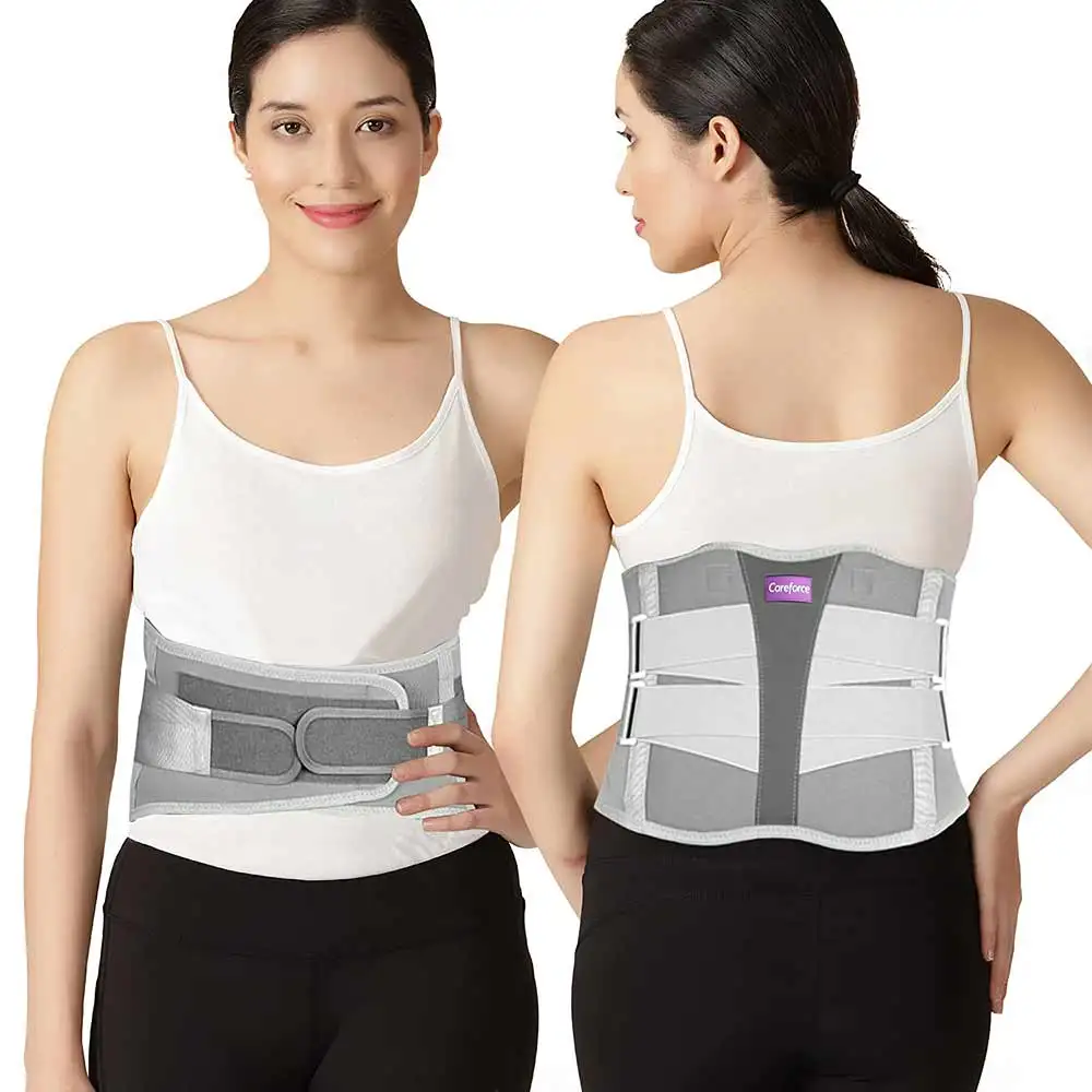 Careforce Contoured Lumbar Support Belt,  Grey  Small