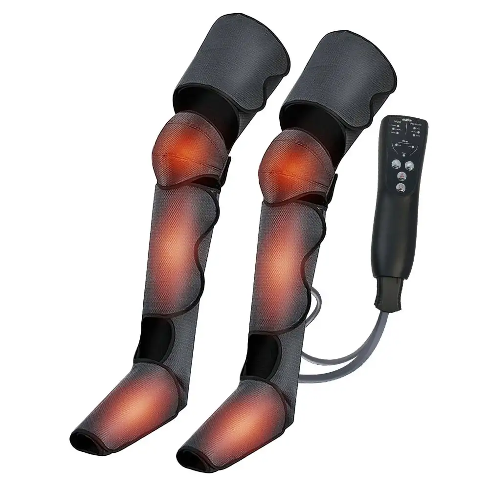 beatXP AirStream Pro Air Compression Full Leg Massager,  Black