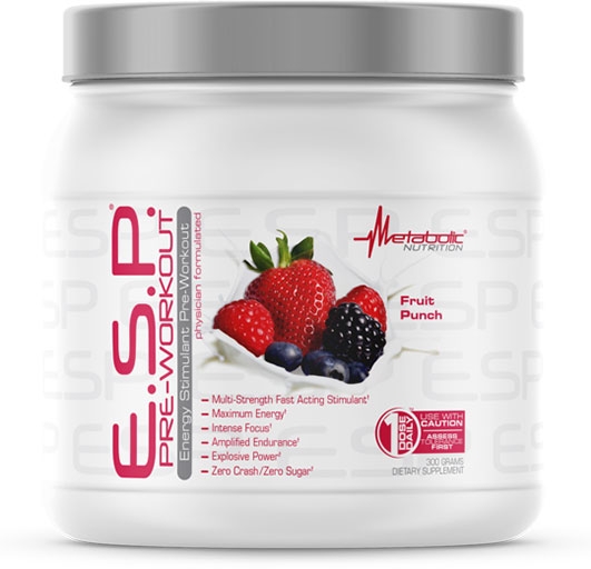 ESP Pre Workout - Fruit Punch - 300 Grams