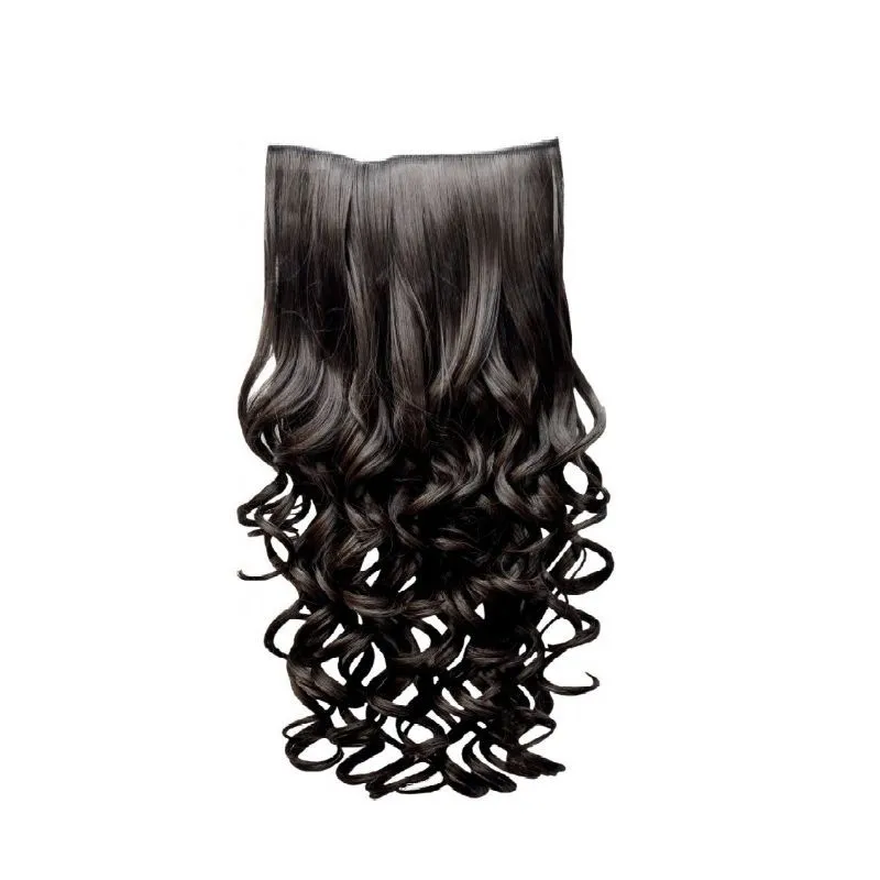 Artifice 5 Clip 26 Curly-Wavy Hair Extension - Natural Dark Brown