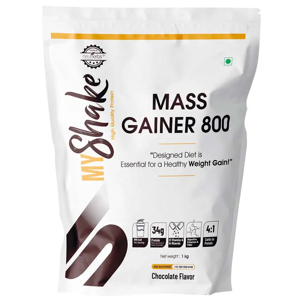 Myshake Mass Gainer 800,  2.2 lb  Chocolate