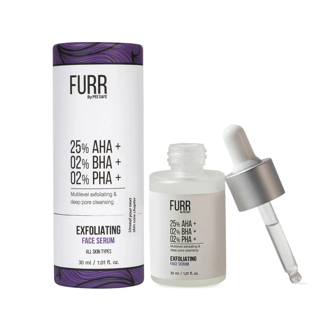 FURR 25% AHA- 02% BHA & 02% PHA Exfoliating Face Serum