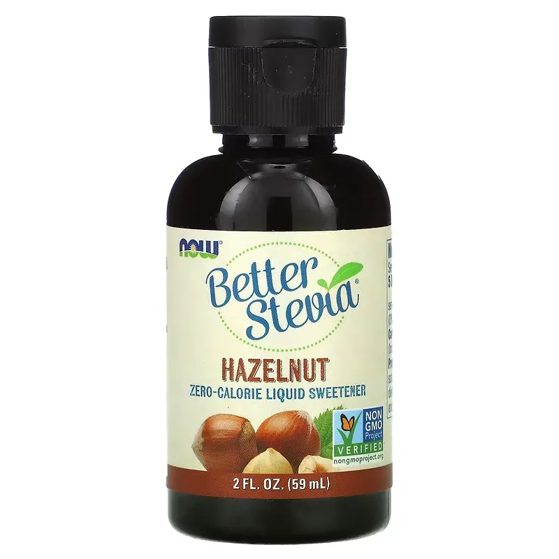 Better Stevia, Zero-Calorie Liquid Sweetener, Hazelnut, 2 fl oz (59 ml)