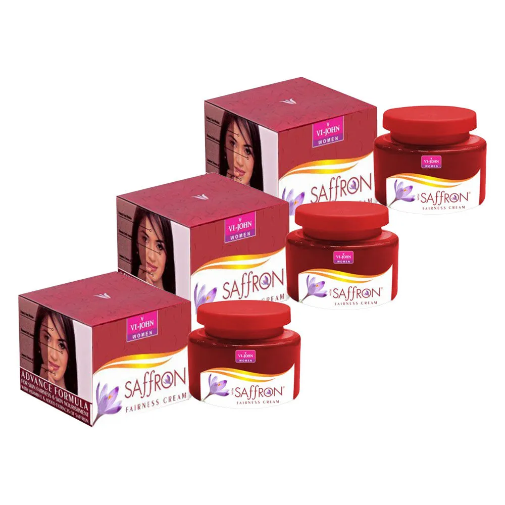 VI-JOHN Saffron Cream Advance - Pack of 3