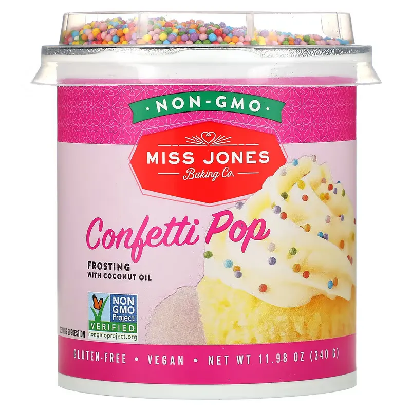 Non GMO Frosting, Confetti Pop, 11.98 oz (340 g)