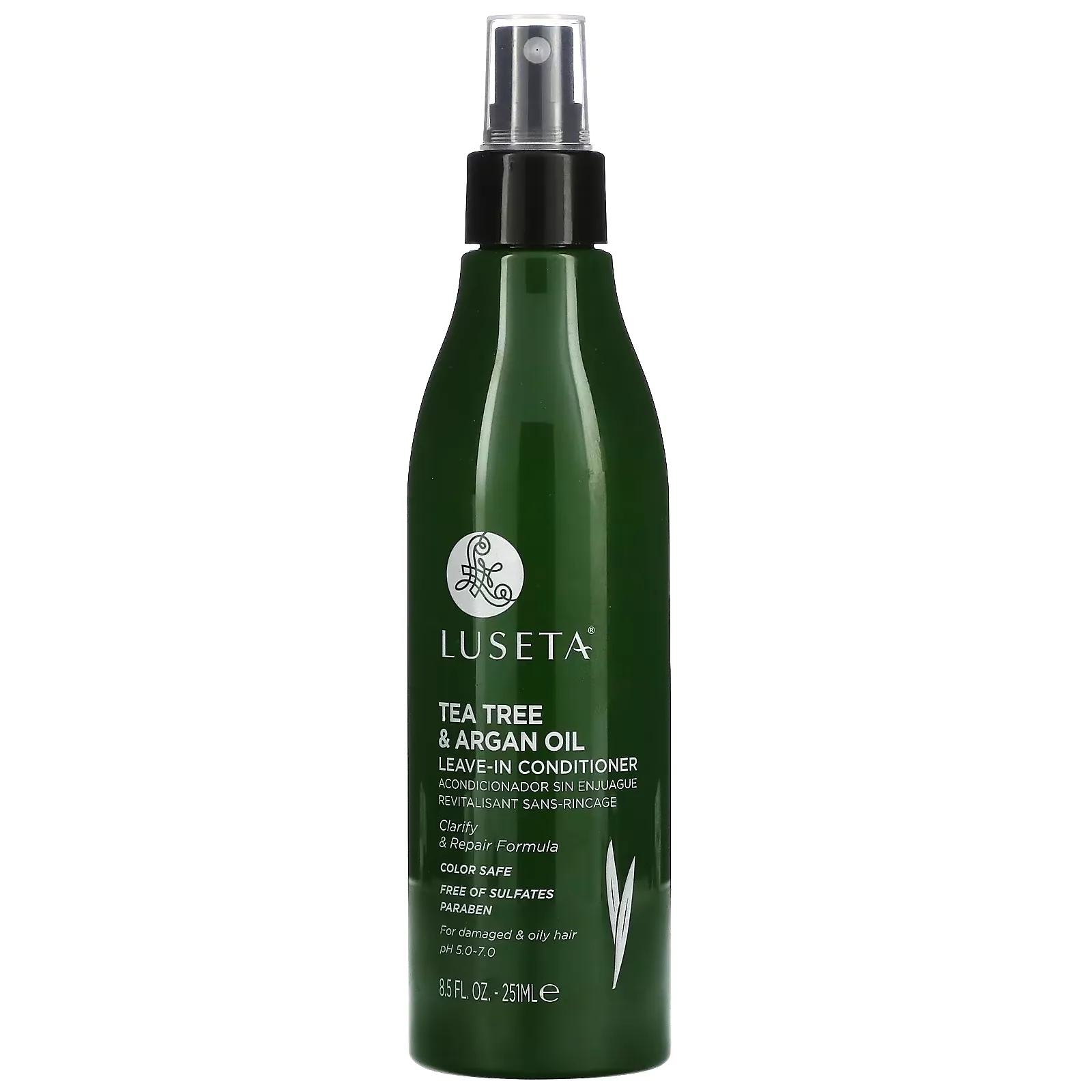 Tea Tree & Argan Oil, Leave-In Conditioner, For Damaged & Oily Hair, 8.5 fl oz (251 ml)