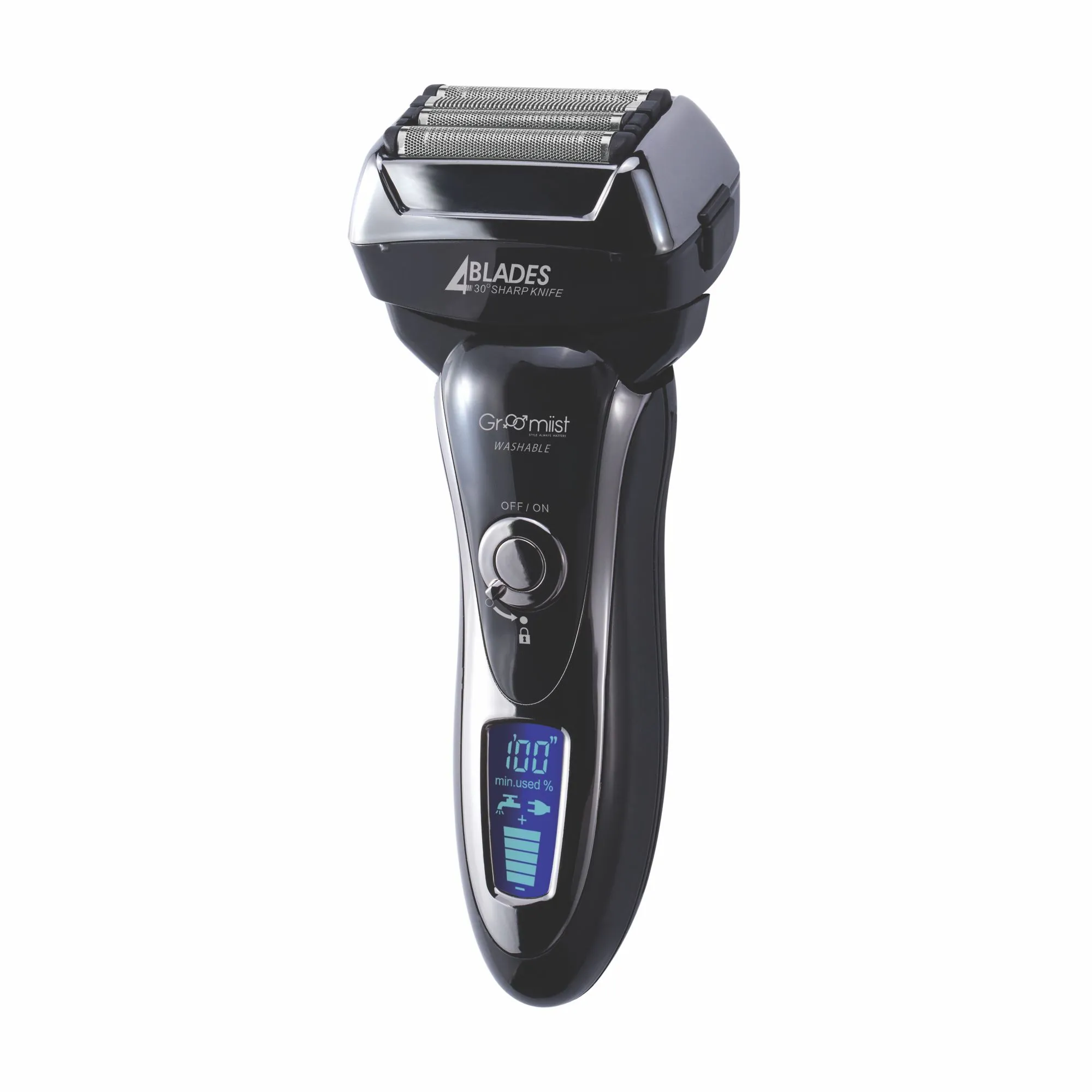 Groomiist Platinum Series Corded/cordless Shaver Ps-33 (black)