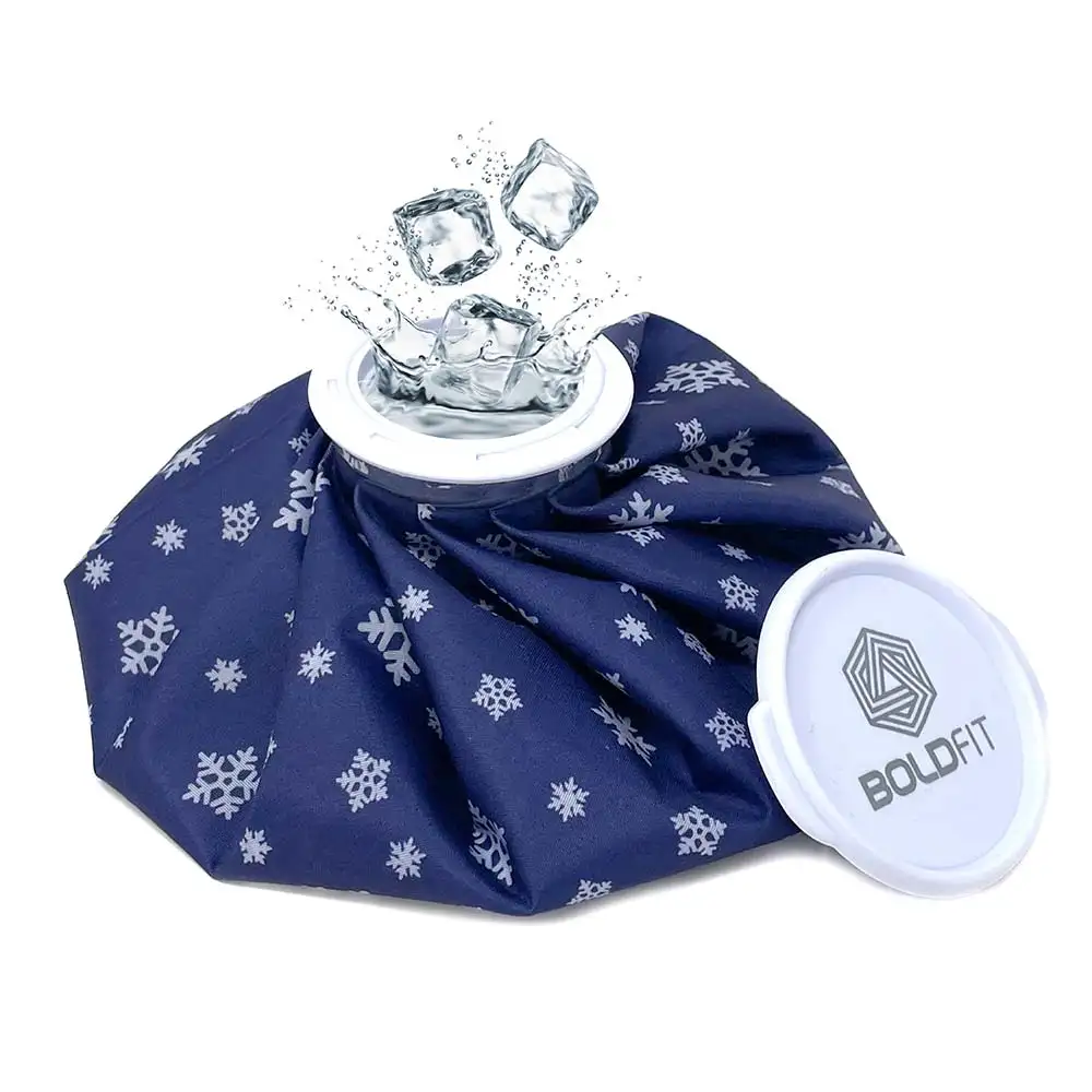 Boldfit Ice Bag,  One Piece  9 inch (Blue Snowflake)