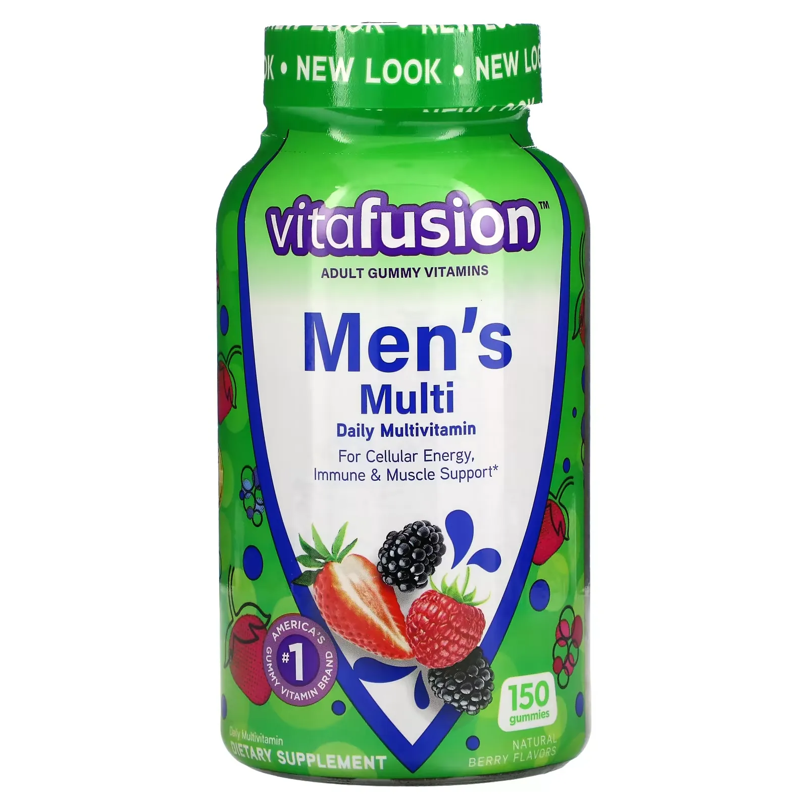 Men's Multi, Daily Multivitamin, Natural Berry, 150 Gummies