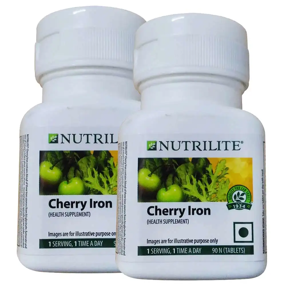 Amway Nutrilite Cherry Iron - Pack of 2,  90 tablet(s)