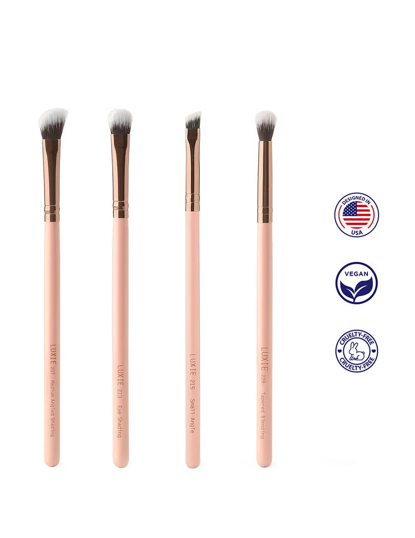 LUXIE Classic Eye Set Rose Gold