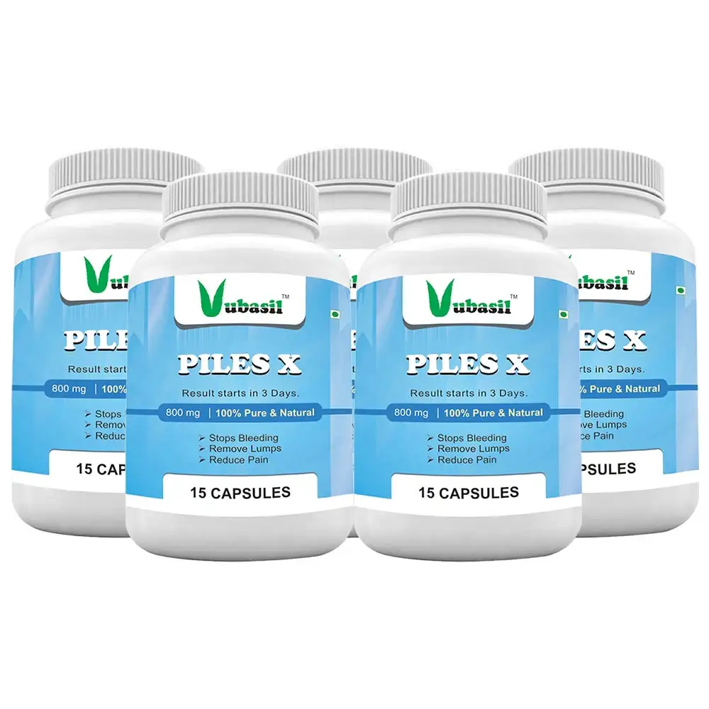 Vubasil Piles X - 800 mg,  75 capsules