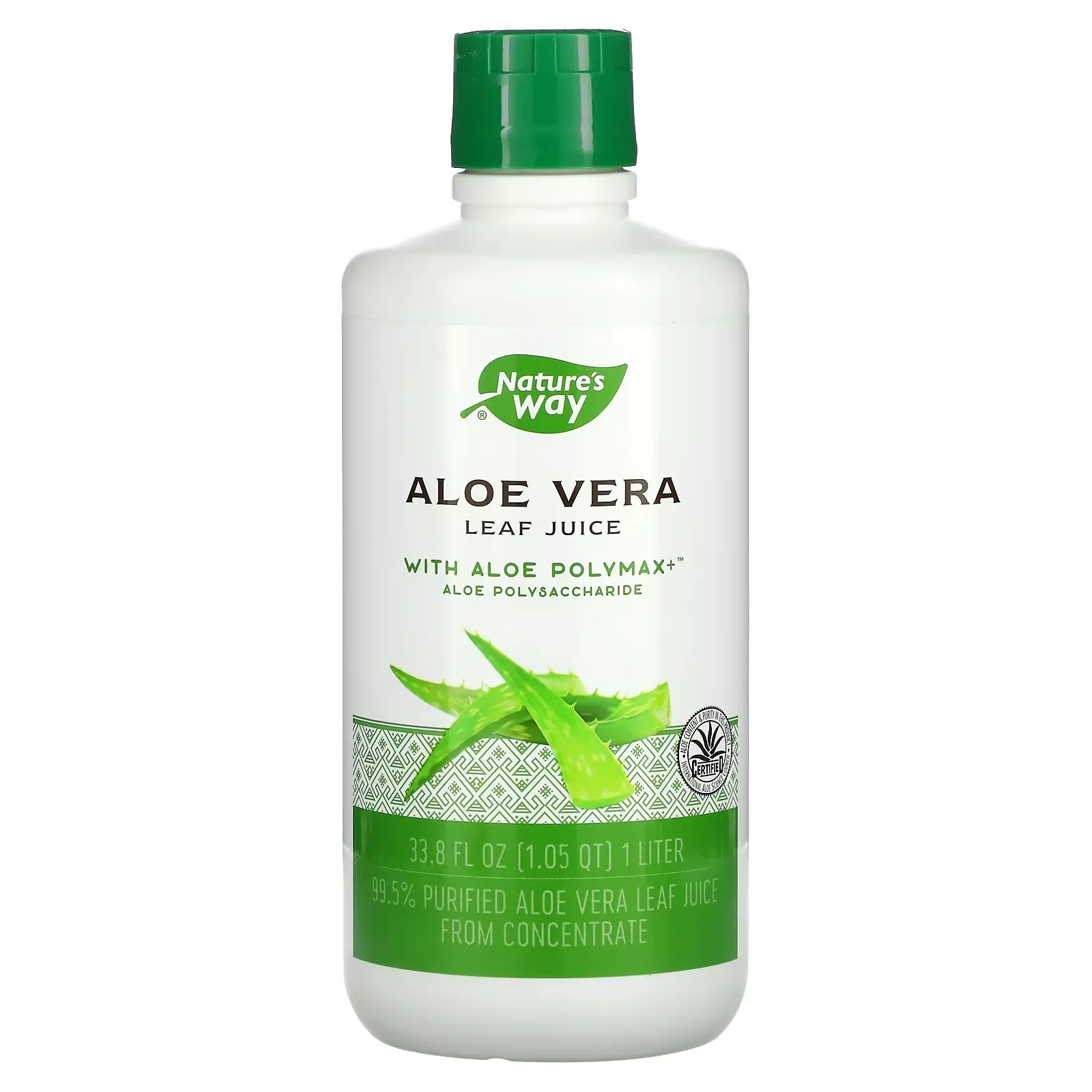 Aloe Vera Leaf Juice, 33.8 fl oz (1 L)