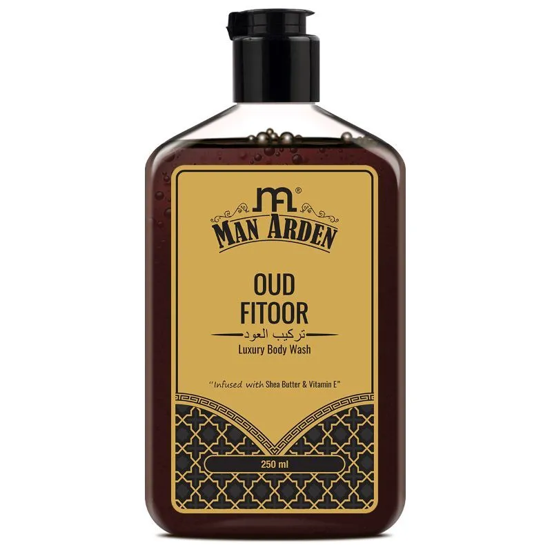 Man Arden Oud Fitoor Luxury Body Wash Infused With Shea Butter & Vitamin E