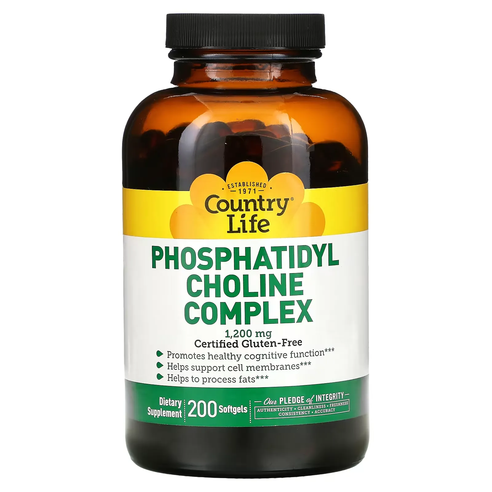 Phosphatidyl Choline Complex, 1,200 mg, 200 Softgels