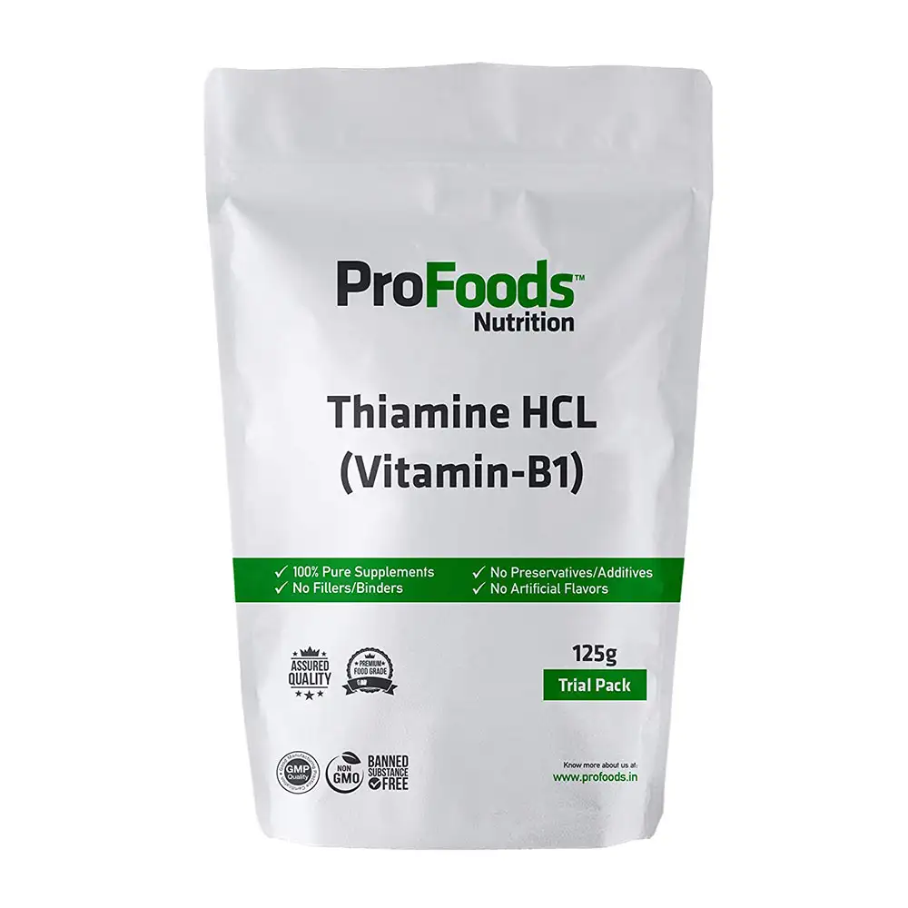 ProFoods Thiamine HCL (Vitamin B1) Powder,  Unflavoured  125 g