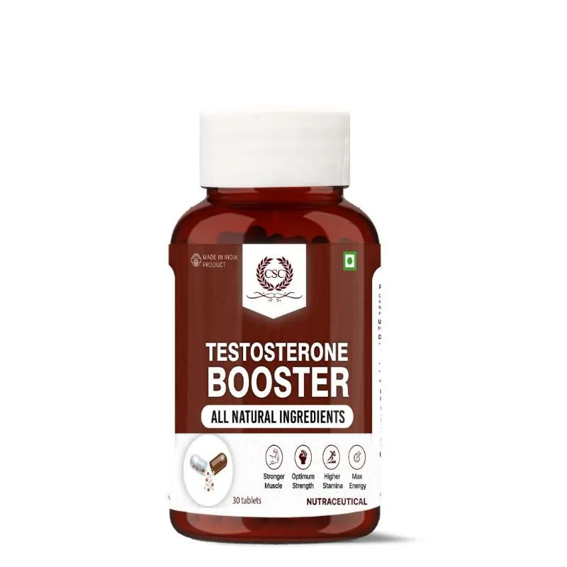 CSC Testosterone Booster For Men With Ashwagandha, Shilajit, Gokhru & Kaunj