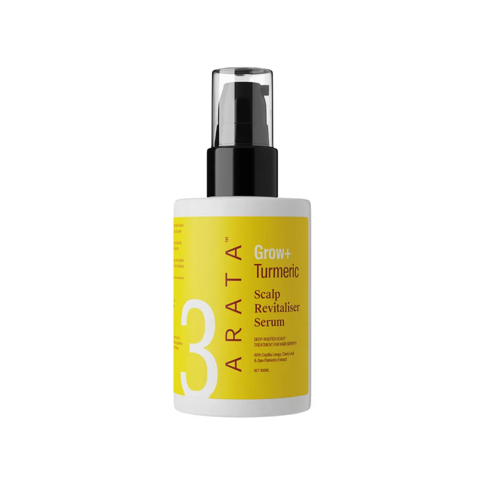 Arata Grow + Turmeric Scalp Revitaliser Serum