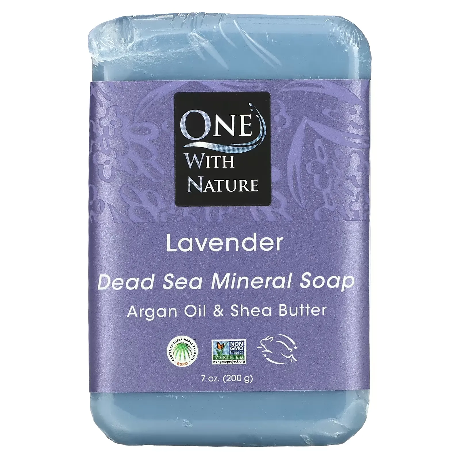 Dead Sea Mineral Soap Bar, Lavender, 7 oz (200 g)