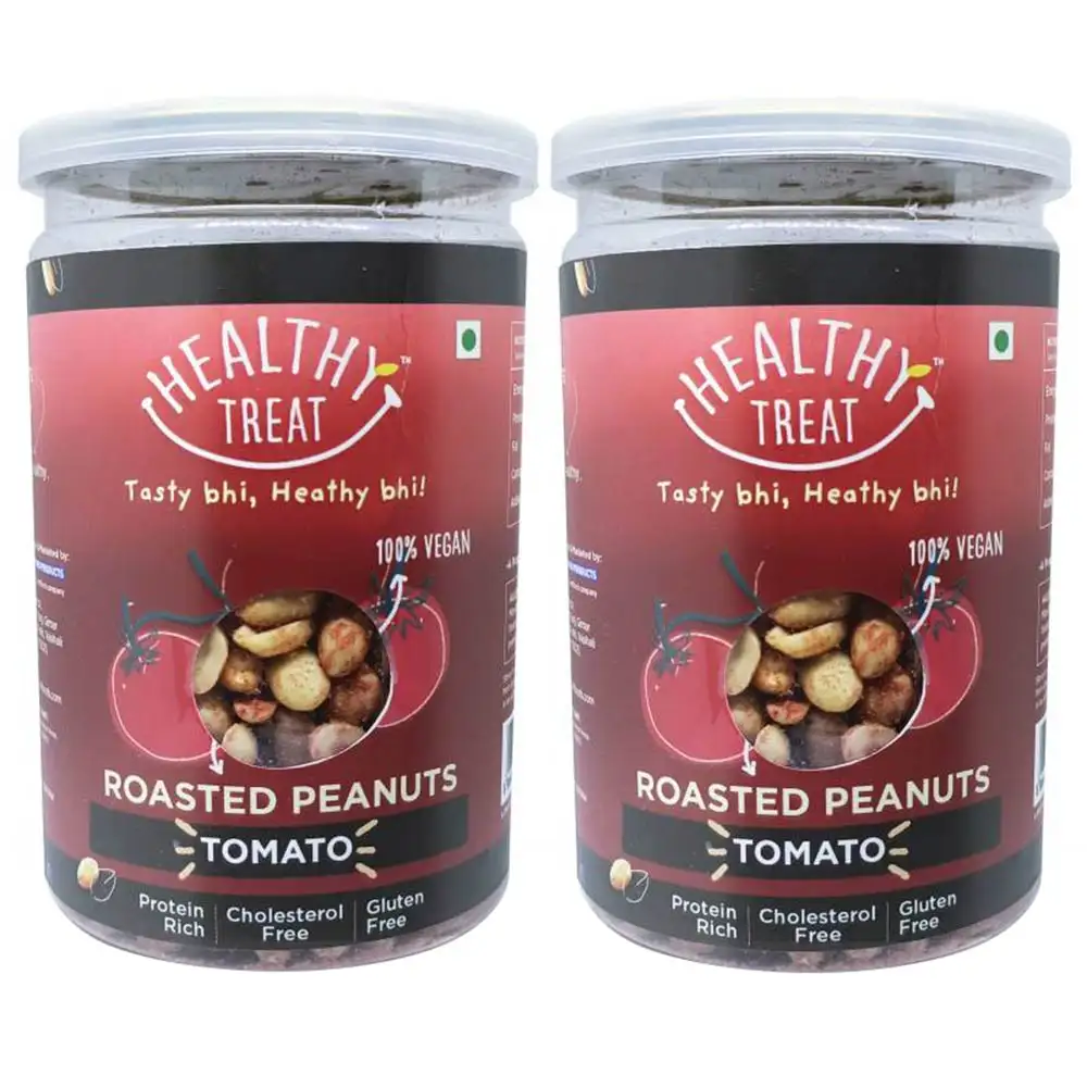 Healthy Treat Roasted Peanut (Pack of 2),  Each 20g Tomato  0.400 kg