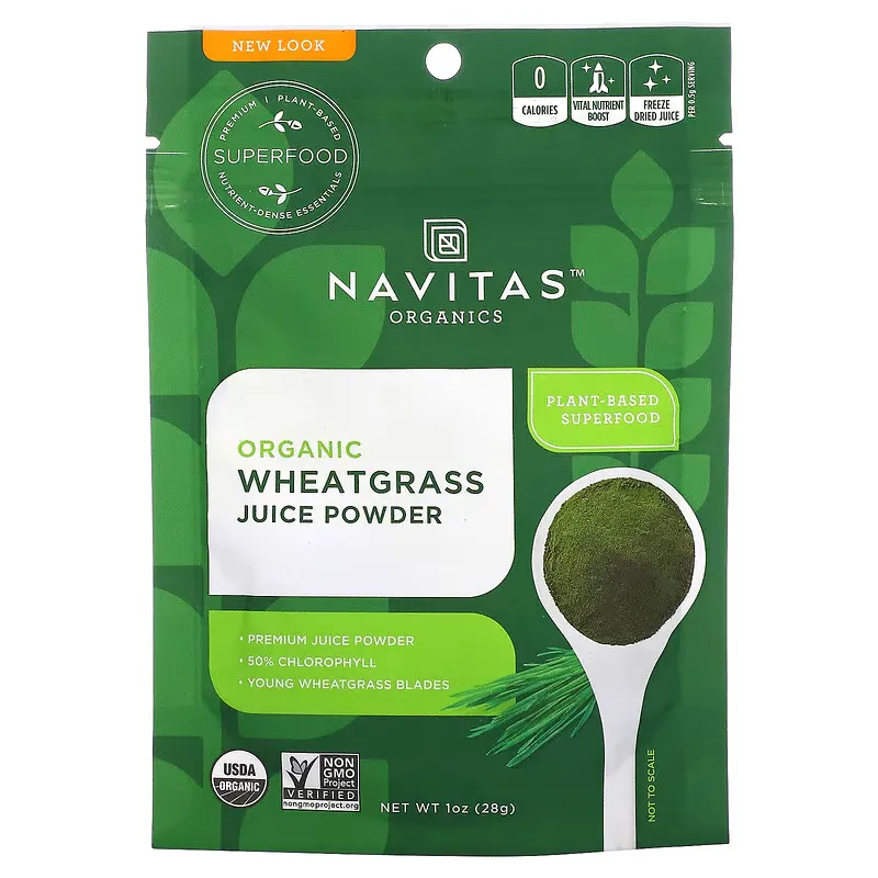 Organic Wheatgrass Juice Powder, 1 oz (28 g)