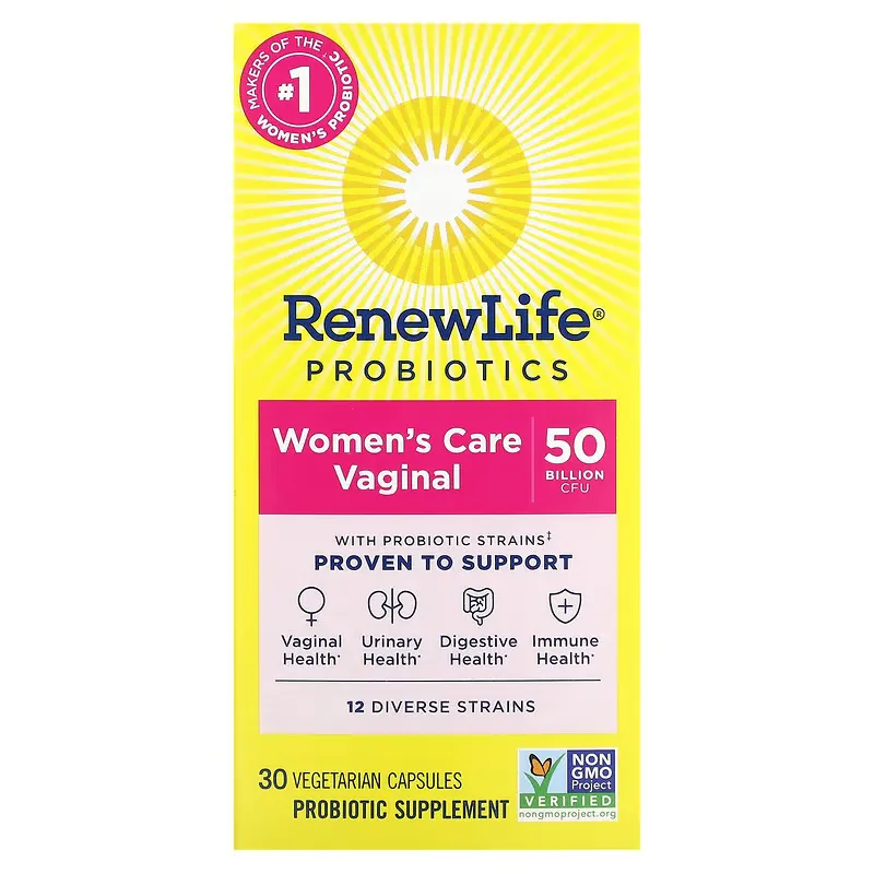 Women's Care Vaginal Probiotics, 50 Billion CFU, 30 Vegetarian Capsules