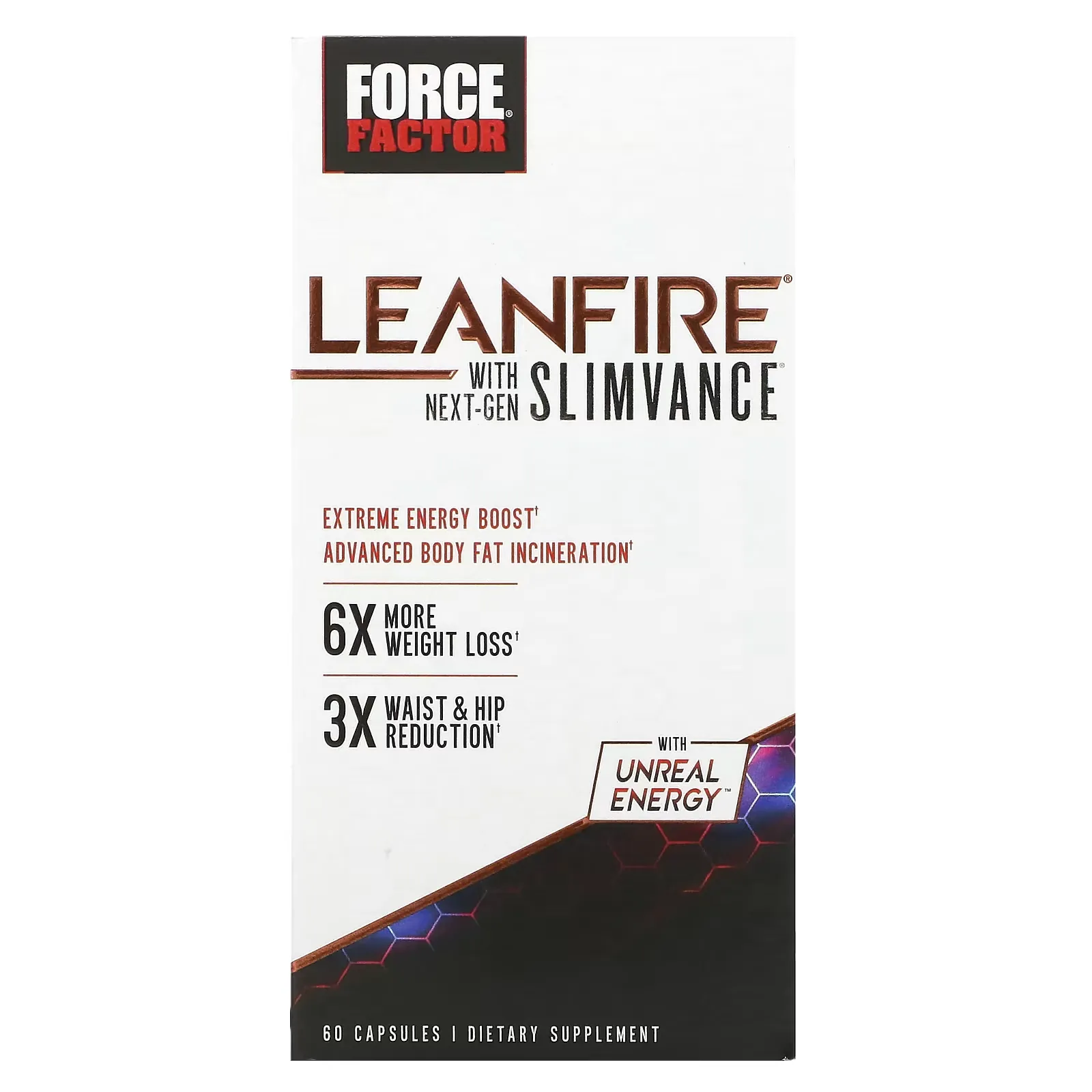 LeanFire with Next-Gen Slimvance, 60 Capsules