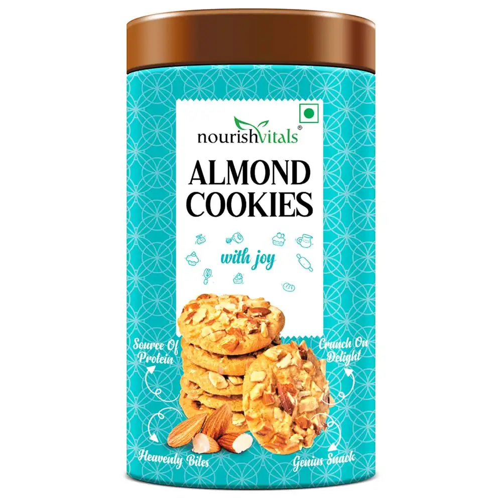 NourishVitals Cookies,  0.120 kg  Almond