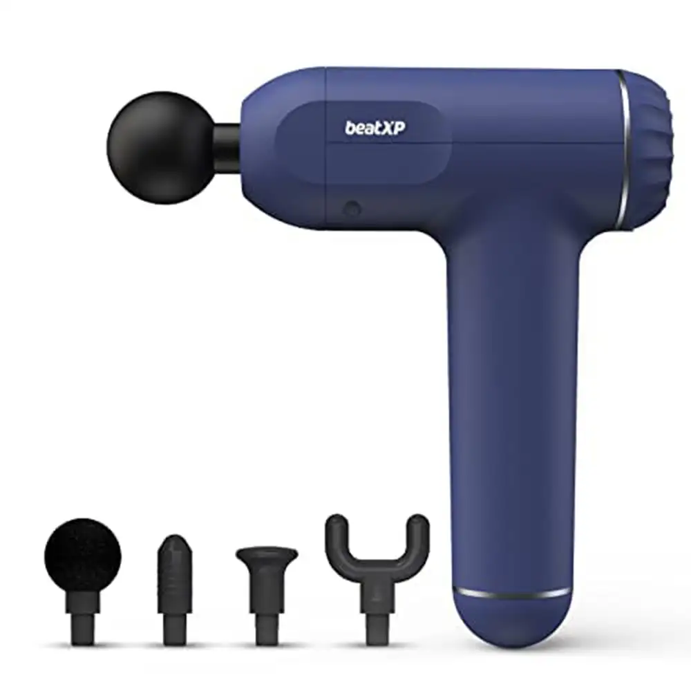 beatXP Bolt Deep Tissue Massage Gun,  Royal Blue