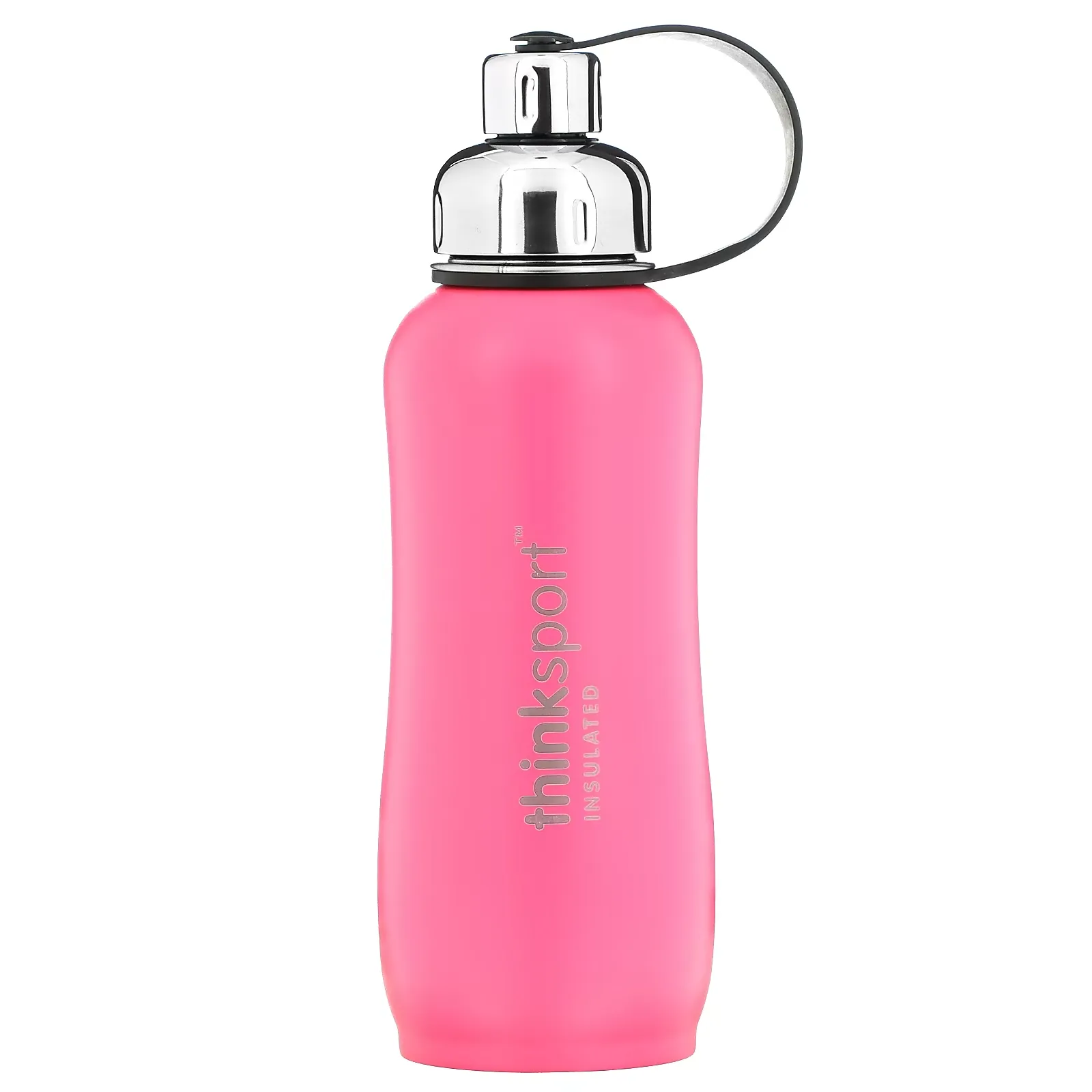 Thinksport, Insulated Sports Bottle, Dark Pink, 25 oz (750 ml)