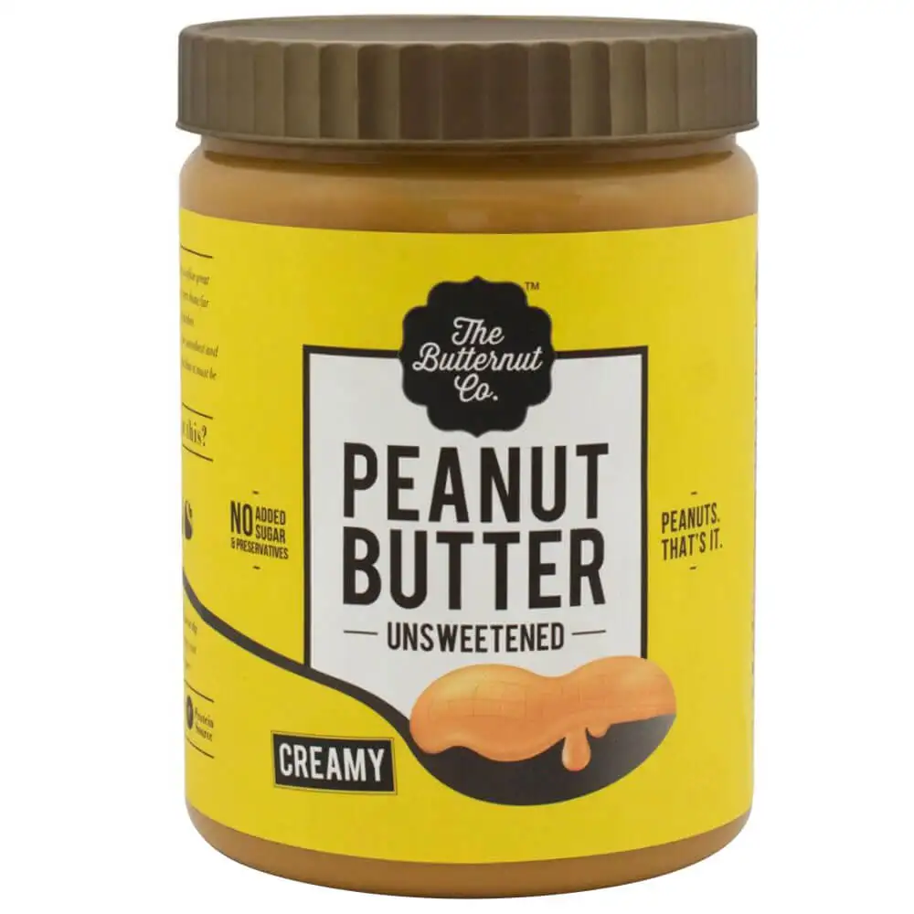 The Butternut Co. Unsweetened Peanut Butter,  1 kg  Creamy