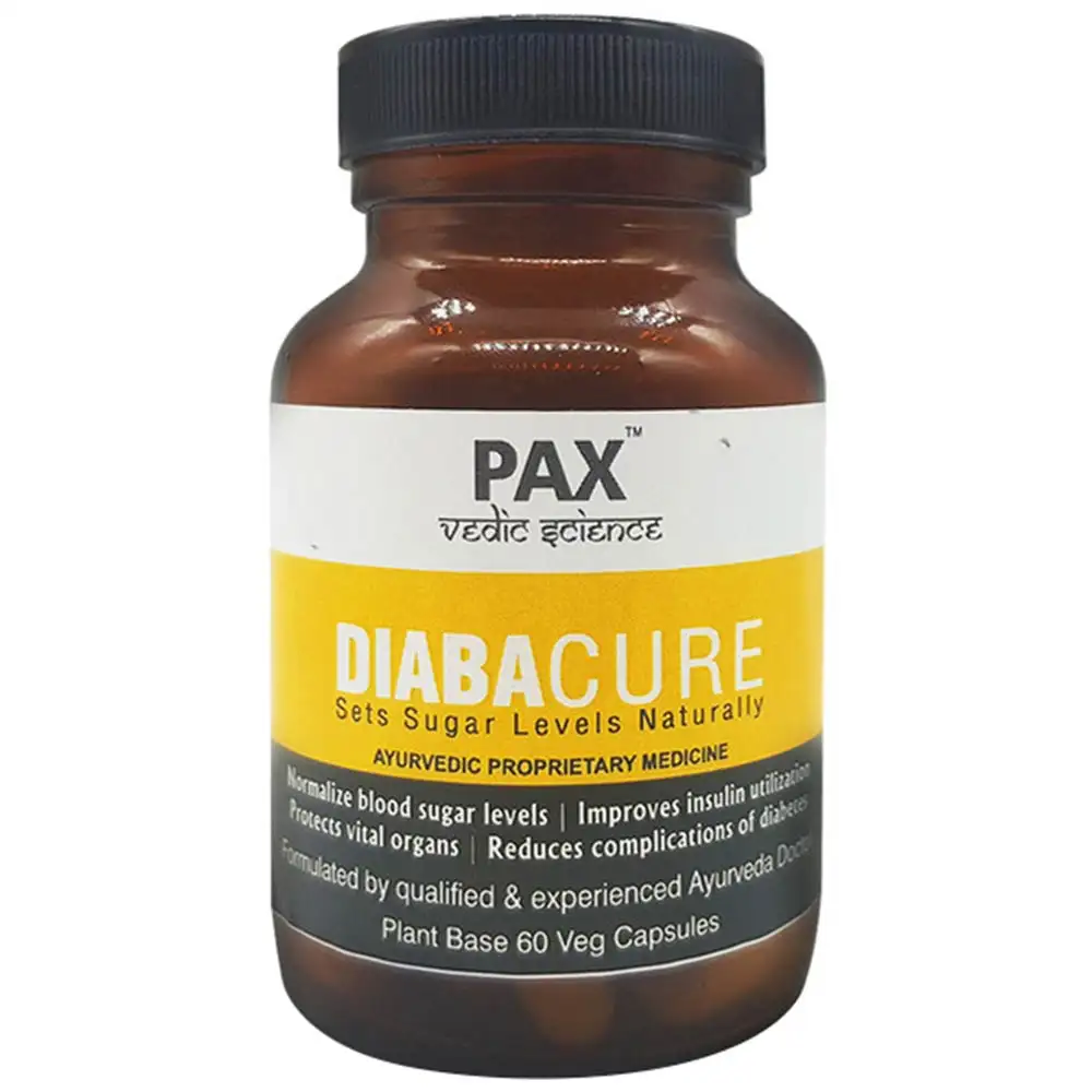 PAX Naturals Diabcure,  60 capsules