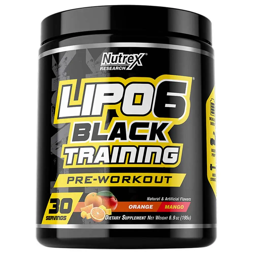 Nutrex Lipo 6 Black Training,  0.42 lb  Orange Mango