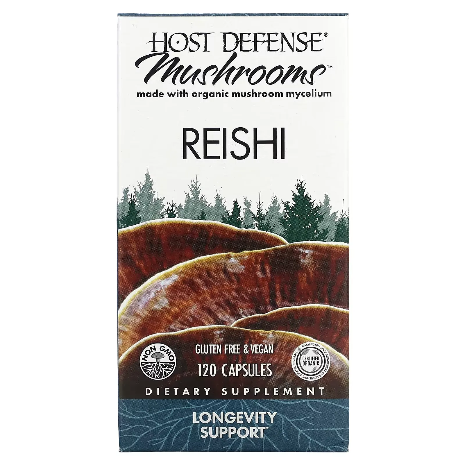 Reishi, Longevity Support, 120 Capsules